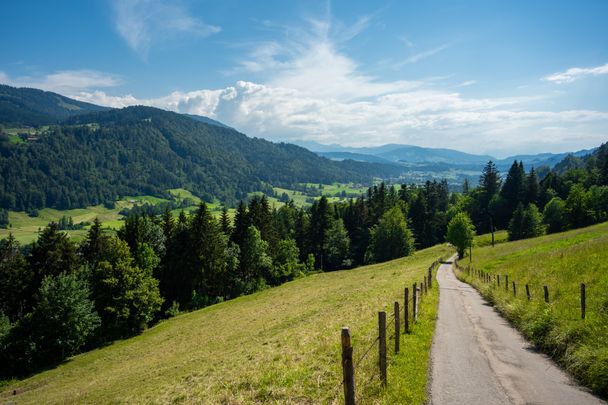 Auf dem Weg zu den Eibele Wasserfällen