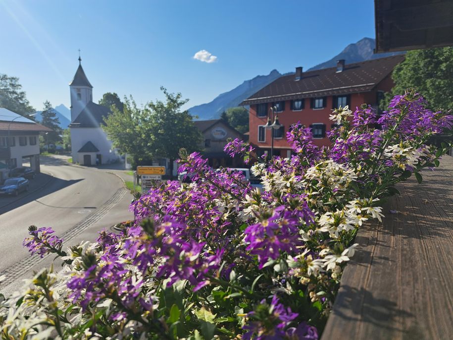 Blick zur Kirche