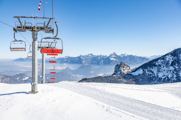 Winterwanderweg auf der Hochalpe