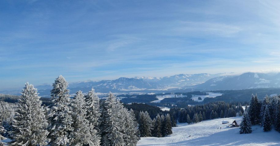 Blick auf die Alpen