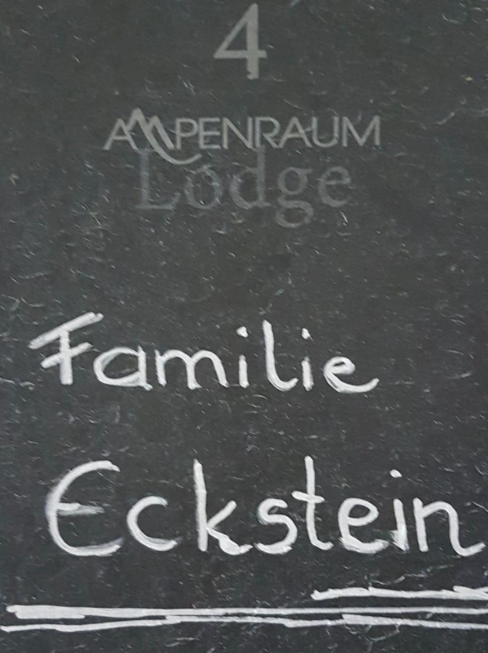 Türschild Lodge