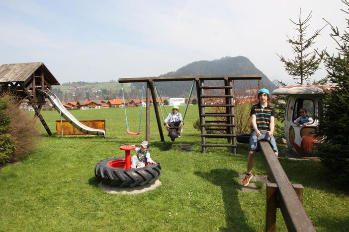 Hauseigener Spielplatz