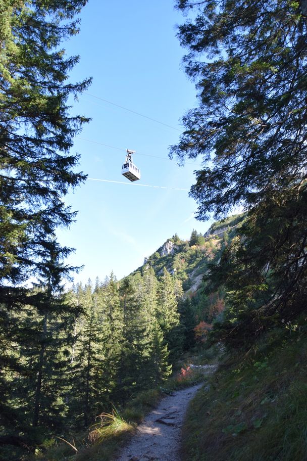 Kreuzung unterhalb der Tegelbergbahn