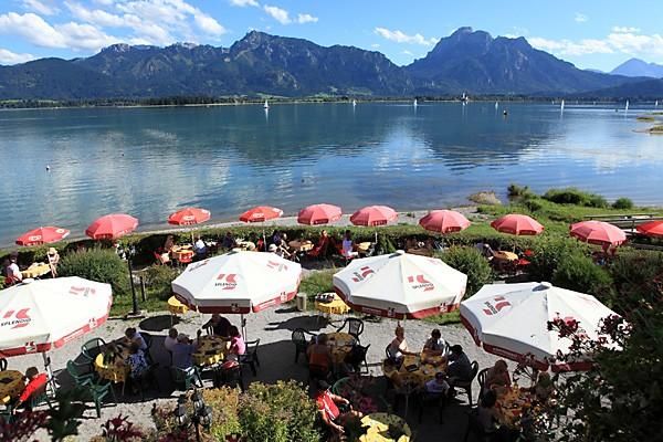 Blick über Forggensee