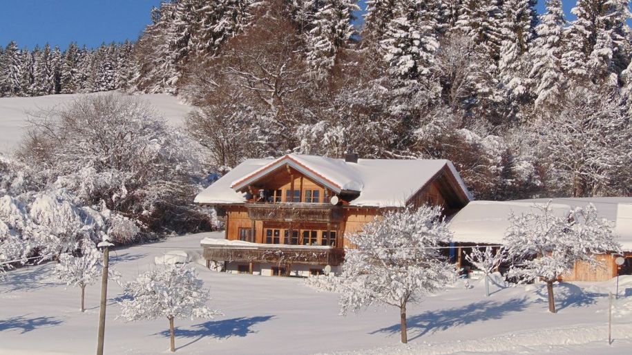 Unser Ferienhaus im Winter