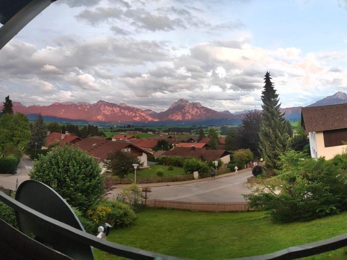 Ausblick vom Ihrem Balkon auf die Schlösser