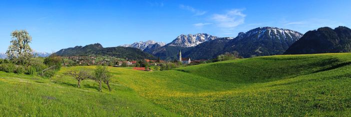 Frühling Panorama Pfronten