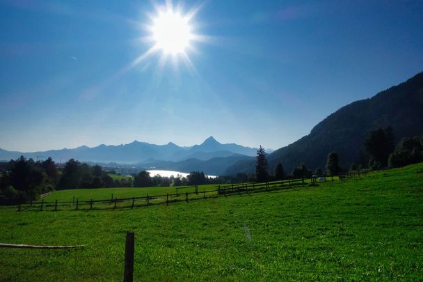 Blick zurück über den Weißensee