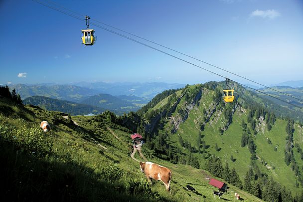 Hochgratbahn mit Staufner Haus