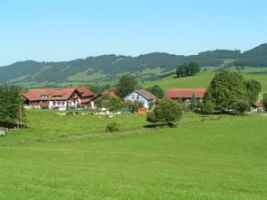 Blick zum Gästehaus