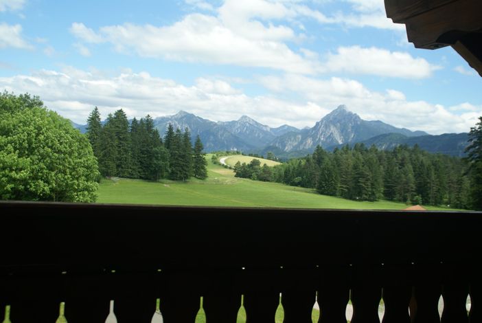 Blick vom Balkon