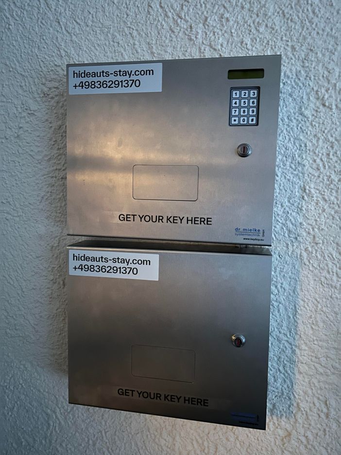 Key Box vor Eingang