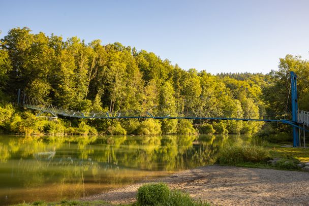 Hängebrücke "Blaues Wunder"