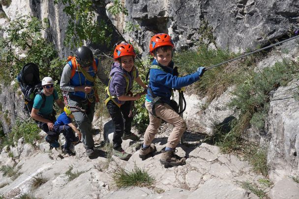 Kletterpartie mit der ganzen Familie