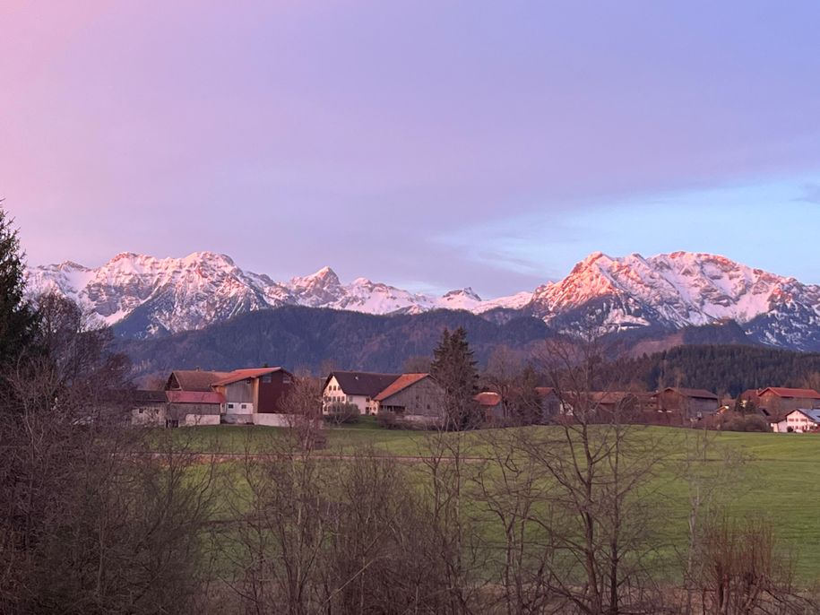 Sonnenaufgang im April