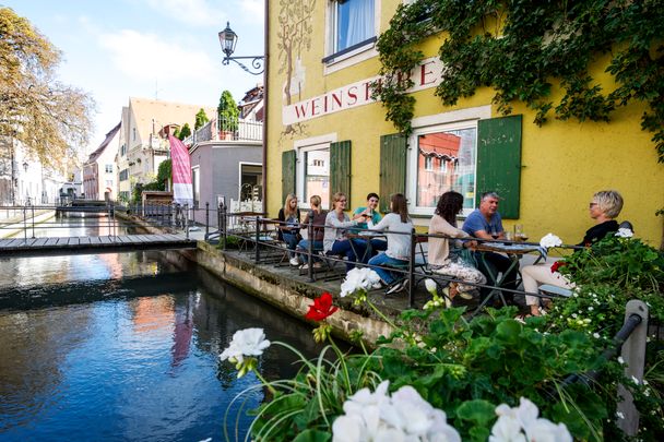 Gemütlich Sitzen am Stadtbach