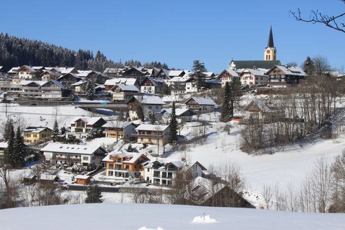 Blick auf Oberstaufen