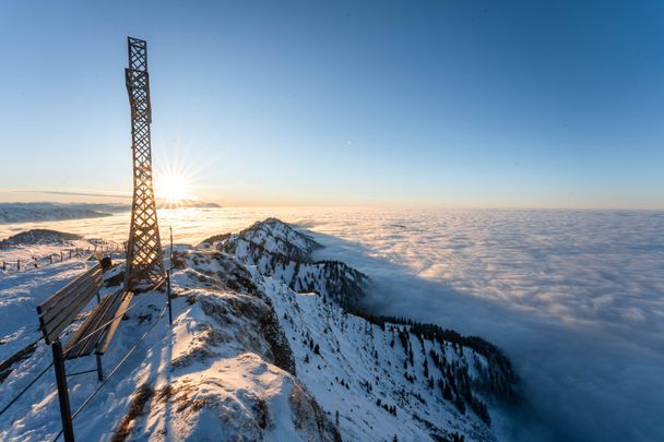 Hochgratgipfel im Winter