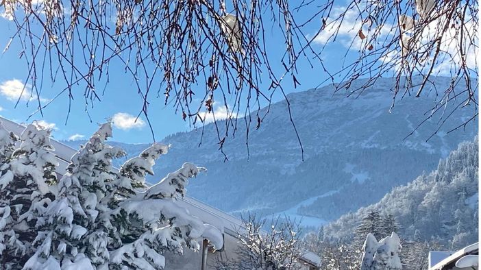 Blick vom Garten Richtung Breitenberg