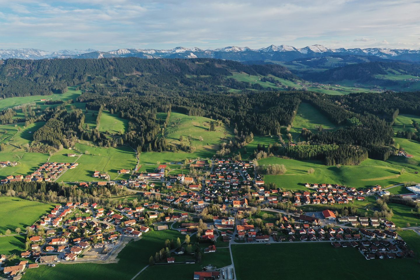 Sicht auf Weitnau