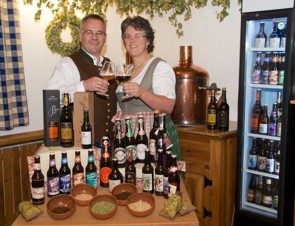 Bierverkostung beim Bergbauernwirt in Sonderdorf