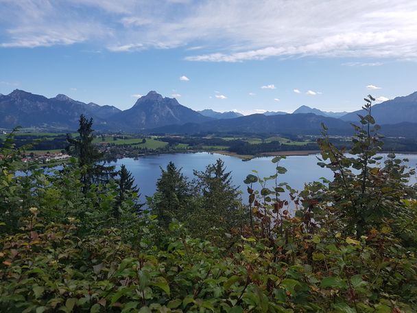 Ausblick von der Burgruine Hopfen