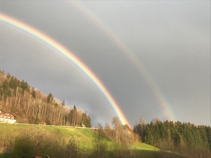 Blick vom Garten - Richtung Staufen