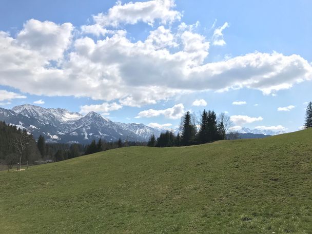 Blick Richtung Oberstdorfer Berge