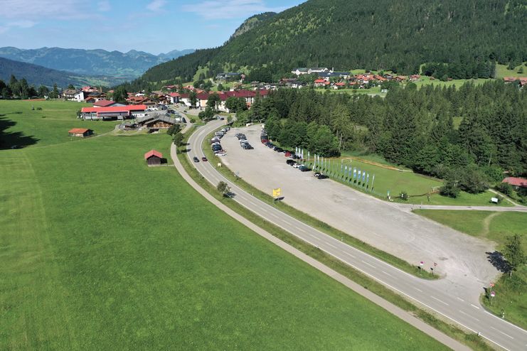 Parkplatz Iselerbahn Oberjoch