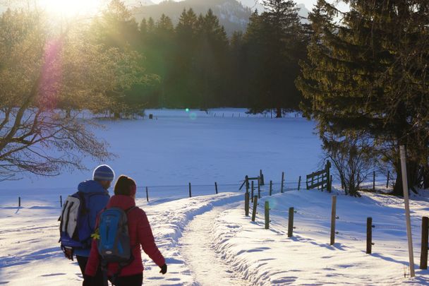 Winterwanderung Schloss Neuschwanstein