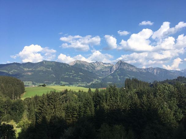 Blick in die Oberstdorfer Berge