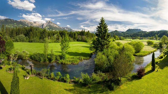 Blick vom Balkon