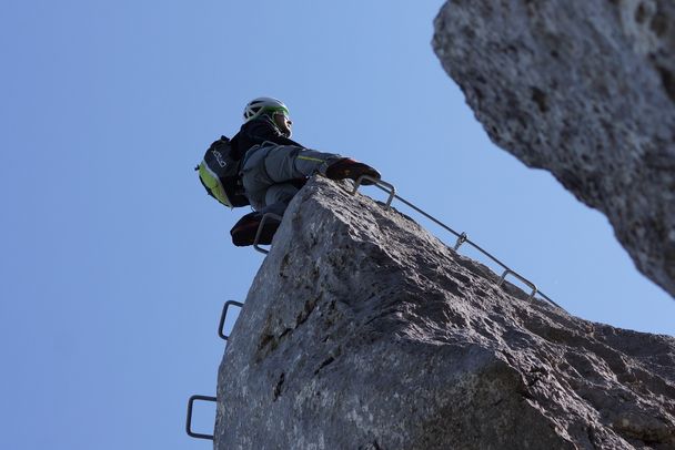 Fingersteig: Klettersteig am Tegelberg, Schwangau (C/D)