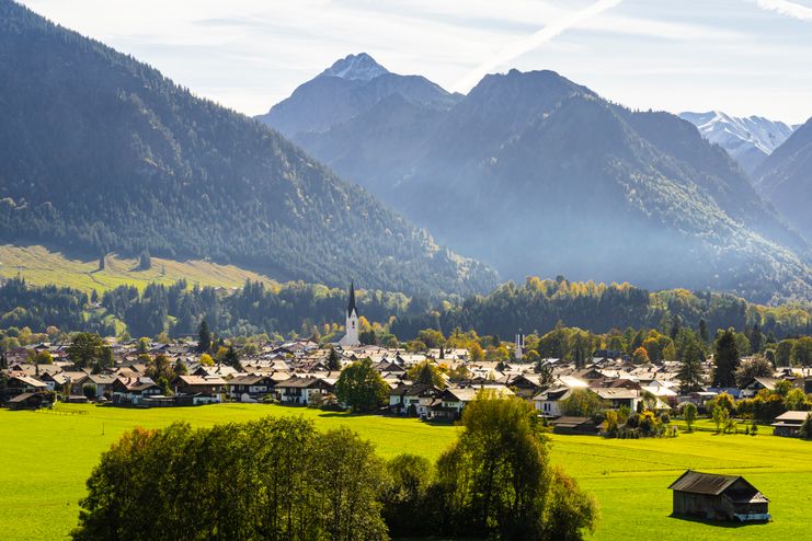 Blick auf Oberstdorf