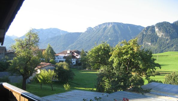 Ausblick vom Balkon