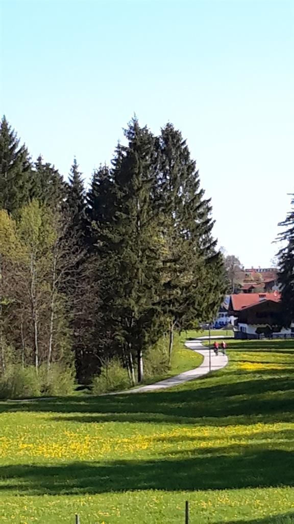 Blick vom Balkon