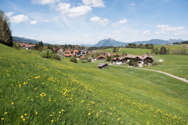 Blick auf Obermaiselstein